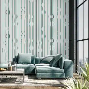 3D Stripe Teal