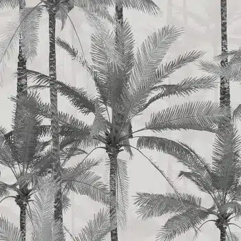 Crazy Palms Grey