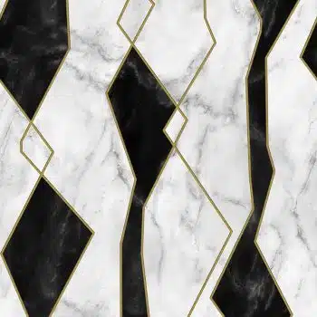 Jagged Marble B&W