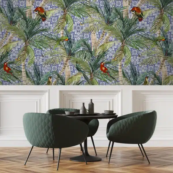 Palm Delft Birds