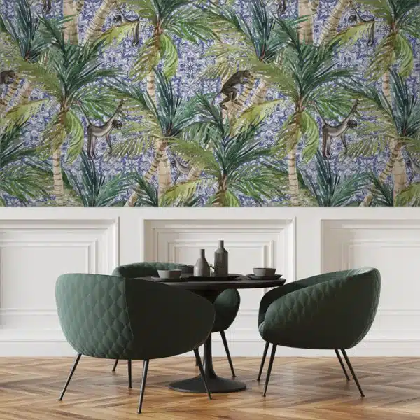 Palm Delft Monkeys