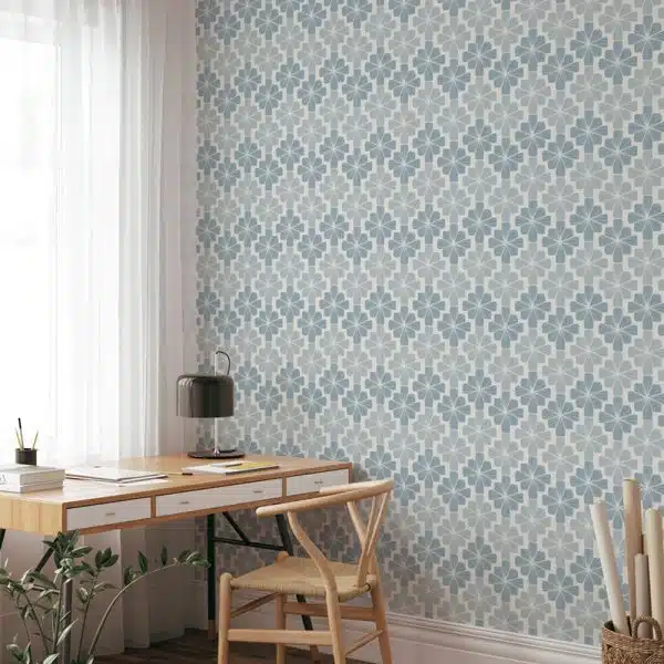 Mosaic Cotton Blue