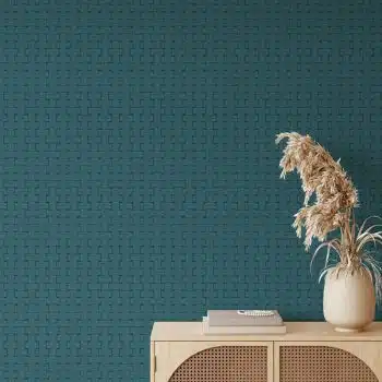 Woven Rust Teal
