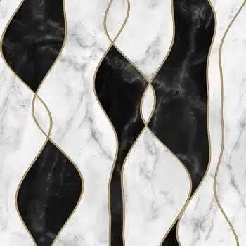 Wave Marble B&W