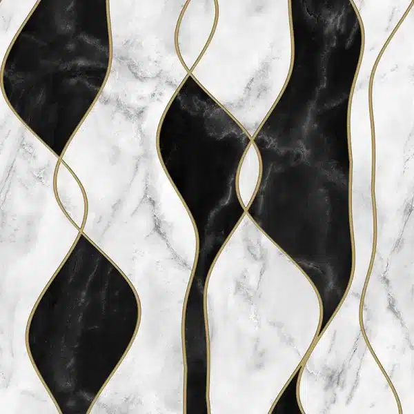 Wave Marble B&W – Bild 2