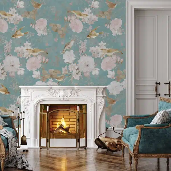 Rococo Vintage Garden - Blue
