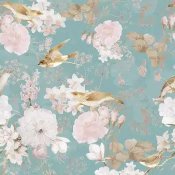 Rococo Vintage Garden - Blue
