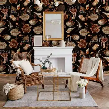 Shells and Sealife - Black