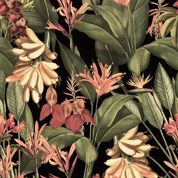 Vintage Sepia Exotic Banana Jungle – Bild 2