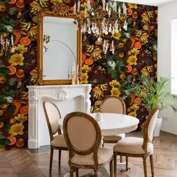 Vintage Toucans and Tropical Fruits - Wine